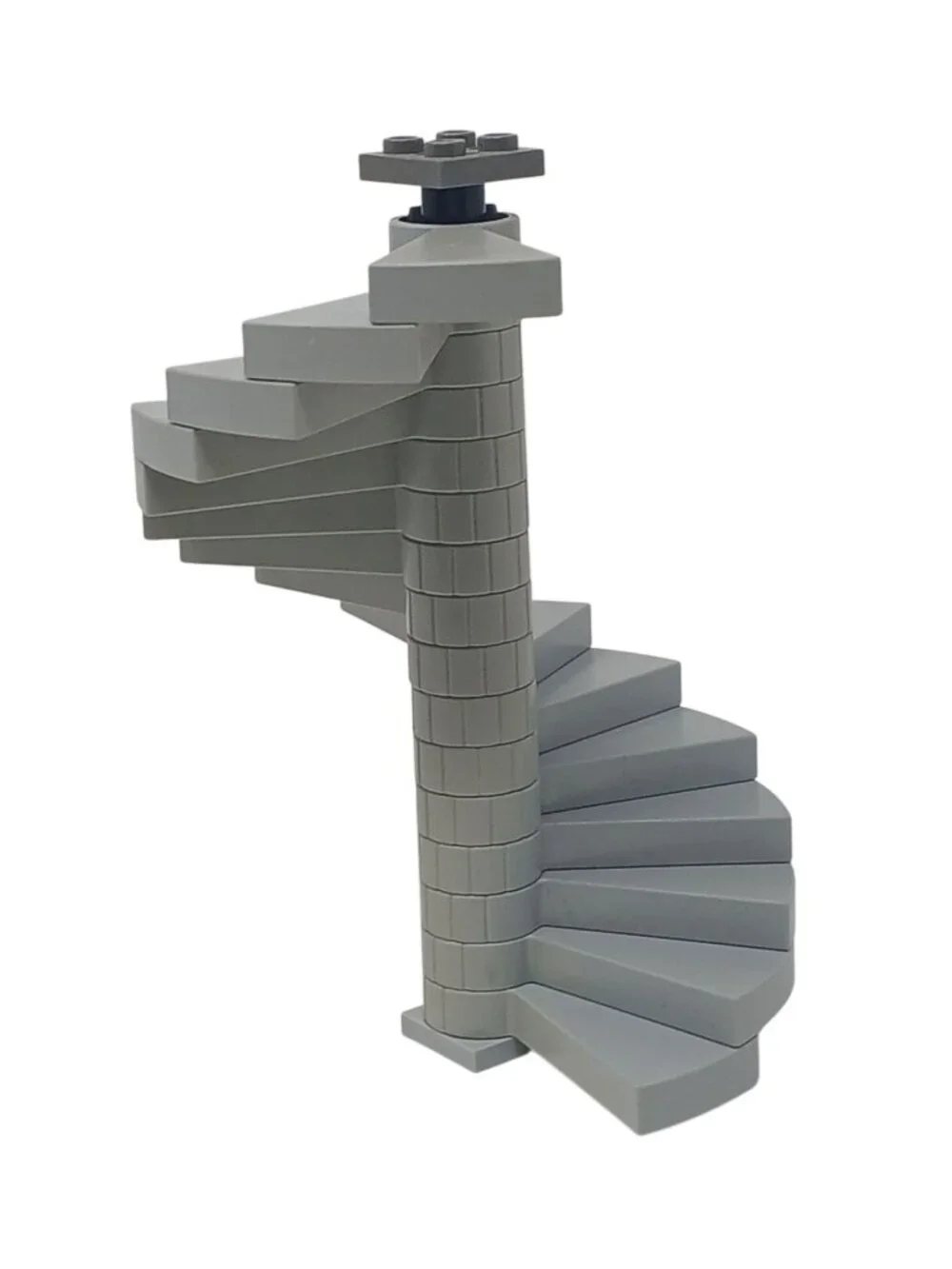 LEGO Spiral Staircase 16 Steps W/ Support Gray Replacement Part 40243 #M-4
